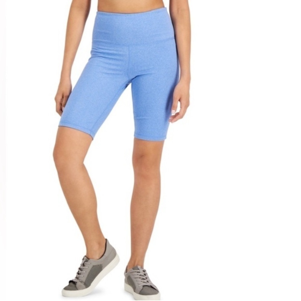 IDEOLOGY Blue Biker Shorts